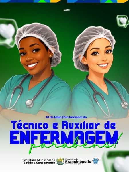 Prefeitura de Francinópolis homenageou Técnicos e Auxiliares de Enfermagem pelo seu dia